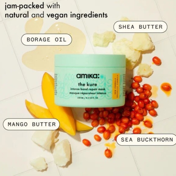 🟡AMIKA The KURE INTENSE REPAIR HAIR MASK 16oz - Picture 4 of 8